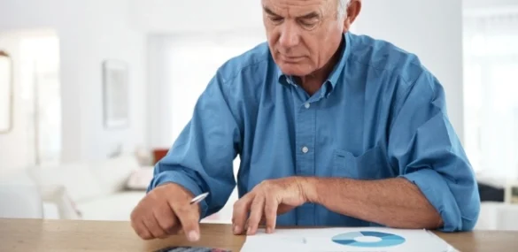 representação visual da fórmula para cálculo da aposentadoria do INSS mostrando contribuição e média salarial